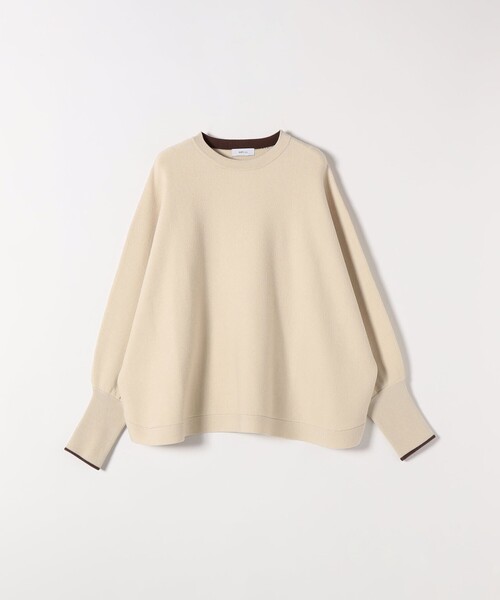 SHIPS any:〈手洗い可能〉ダブルフェイス ボリュームスリーブ ニット