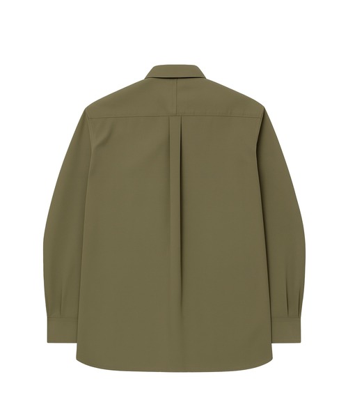 FACTOTUM(ファクトタム)の「【FACTOTUM】 Serge Square Hem Shirts(シャツ/ブラウス・メンズ・ブラック/カーキ・44/46/48)」の4枚目の写真