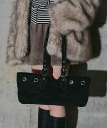 BLONDEY（ブロンディ）の「スウェードハトメバッグ（ハンドバッグ）」