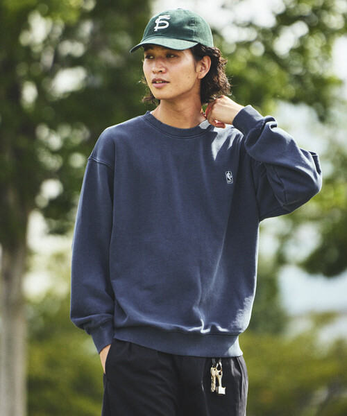 NBA（エヌビーエー）の「NBA 別注 チームロゴシート クルーネックスウェット（スウェット・メンズ・ワインレッド/ネイビー/ライトグレー/チャコールグレー・MEDIUM/LARGE）」の8枚目の写真