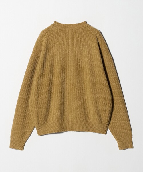 Steven Alan(スティーブンアラン)の「<crepuscule> WL/CRIB CN/ニット(ニット/セーター・メンズ・マスタード/ダークブラウン・1/2)」の7枚目の写真