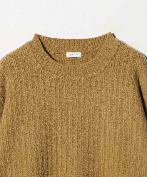 Steven Alan(スティーブンアラン)の「<crepuscule> WL/CRIB CN/ニット(ニット/セーター・メンズ・マスタード/ダークブラウン・1/2)」の8枚目の写真