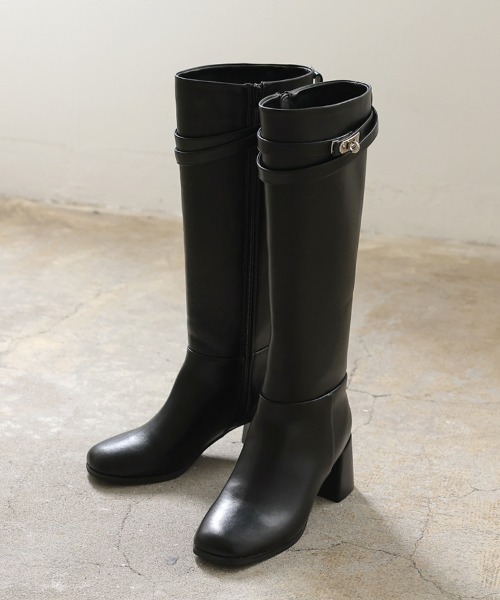 DONOBAN(ドノバン)の「美脚ドレスアップロングブーツ(ブーツ・レディース・ブラック・XS/S/M/L)」の4枚目の写真