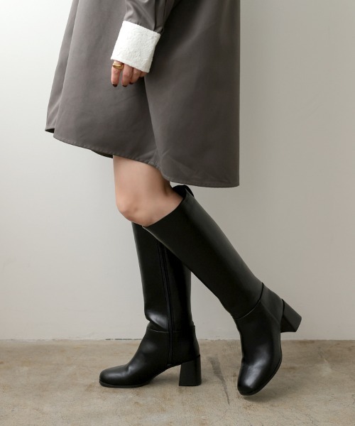 DONOBAN(ドノバン)の「美脚ドレスアップロングブーツ(ブーツ・レディース・ブラック・XS/S/M/L)」の14枚目の写真