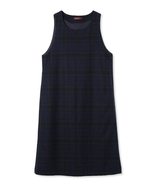 DECOY SINCE 1981（デコイシンスイチキュウハチイチ）の「裏起毛ジャンスカワンピース【右脇ポケットあり】（ワンピース・レディース・ブラウン/グリーン・9号/11号/13号）」の16枚目の写真