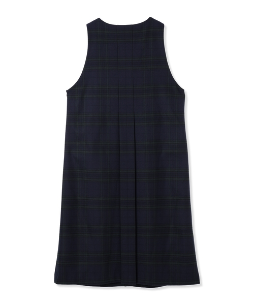 DECOY SINCE 1981（デコイシンスイチキュウハチイチ）の「裏起毛ジャンスカワンピース【右脇ポケットあり】（ワンピース・レディース・ブラウン/グリーン・9号/11号/13号）」の17枚目の写真