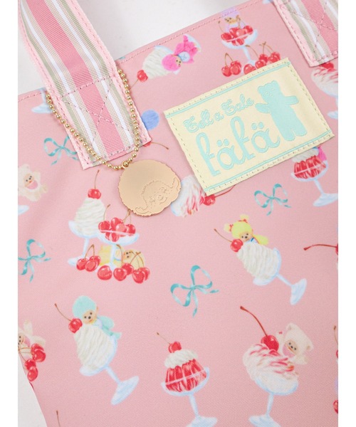 fafa（フェフェ）の「SADIE | ミニレッスントートバッグ（トートバッグ・キッズ・サーモンピンク・FREE）」の2枚目の写真