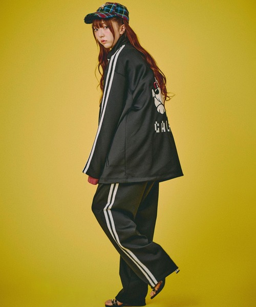 GALFY/ガルフィー ジャージセットアップ トラックジャケット トラックパンツ GALFY ジャージ GALFY（ガルフィー）GALプリンセスセットアップ⁄ベロア