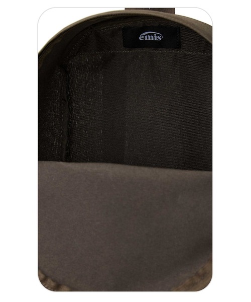 EMIS(イミス)の「STRING DAY BACKPACK(バックパック/リュック・レディース・ネイビー/ブラウン・FREE)」の12枚目の写真
