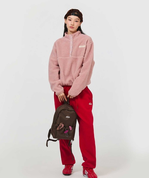 EMIS(イミス)の「STRING DAY BACKPACK(バックパック/リュック・レディース・ネイビー/ブラウン・FREE)」の3枚目の写真