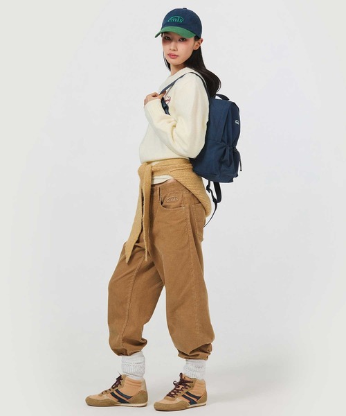 EMIS(イミス)の「STRING DAY BACKPACK(バックパック/リュック・レディース・ネイビー/ブラウン・FREE)」の15枚目の写真