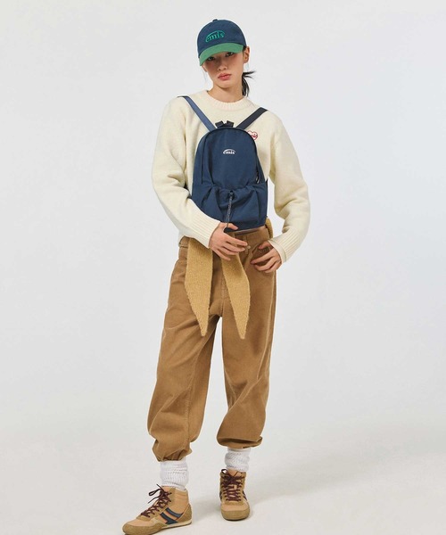 EMIS(イミス)の「STRING DAY BACKPACK(バックパック/リュック・レディース・ネイビー/ブラウン・FREE)」の16枚目の写真