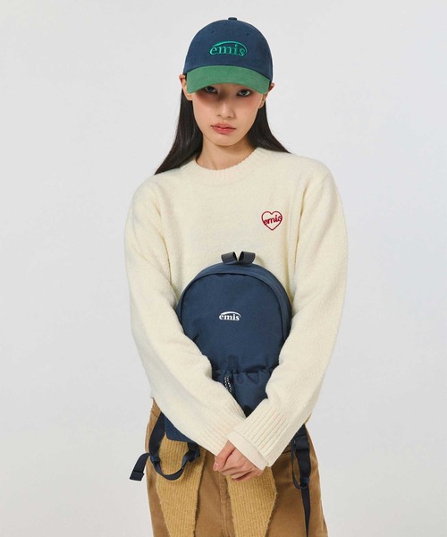 EMIS(イミス)の「STRING DAY BACKPACK(バックパック/リュック・レディース・ネイビー/ブラウン・FREE)」の17枚目の写真