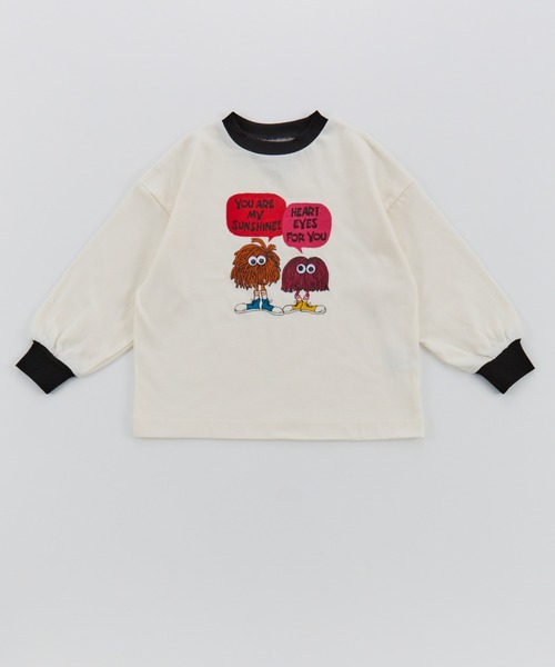 Ocean&Ground（オーシャン&グラウンド）の「ﾌﾟﾚｲﾌﾙﾓﾁｰﾌﾛﾝT（Tシャツ/カットソー・キッズ・グリーン/レッド/ブラック/キャメル・100/90/80/120/110/130/140）」の19枚目の写真