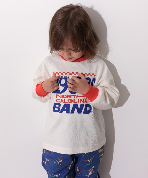 Ocean&Ground（オーシャン&グラウンド）の「ﾌﾟﾚｲﾌﾙﾓﾁｰﾌﾛﾝT（Tシャツ/カットソー・キッズ・グリーン/レッド/ブラック/キャメル・100/90/80/120/110/130/140）」の13枚目の写真