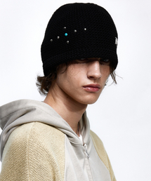 RSSC（アールエスエスシー）の「RIVET KNIT BEANIE - BLACK（ニットキャップ/ビーニー）」