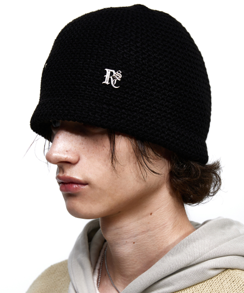 セール】RIVET KNIT BEANIE - BLACK（ニットキャップ/ビーニー）｜RSSC