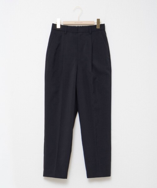 NOLLEY’S（ノーリーズ）の「《セットアップ対応》ウォッシャブルタックテーパードパンツ（その他パンツ・レディース・グレー系その他/ネイビー・38/36）」の18枚目の写真