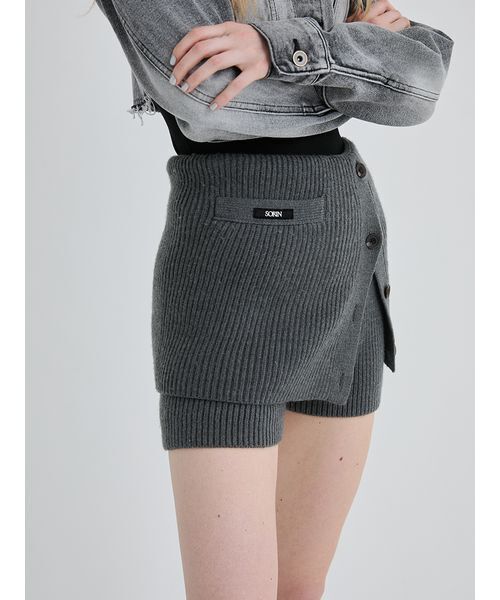 SORIN（ソリン ）の「Wool Rib Layered Short Pants/ウールリブ