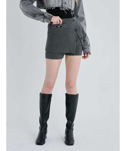 SORIN（ソリン ）の「Wool Rib Layered Short Pants/ウールリブ