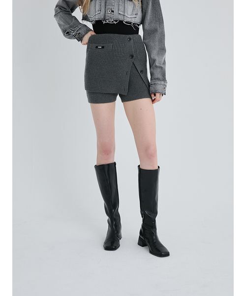 SORIN（ソリン ）の「Wool Rib Layered Short Pants/ウールリブ