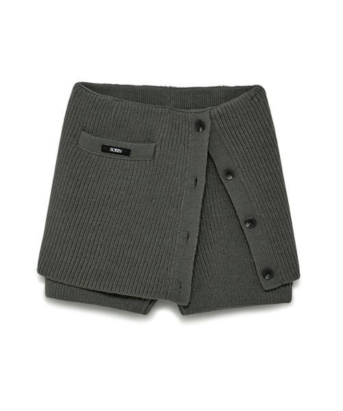SORIN（ソリン ）の「Wool Rib Layered Short Pants/ウールリブ