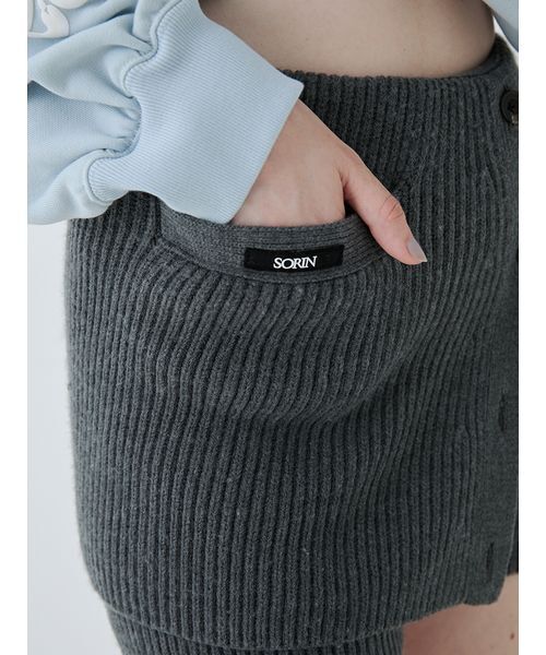 SORIN（ソリン ）の「Wool Rib Layered Short Pants/ウールリブ