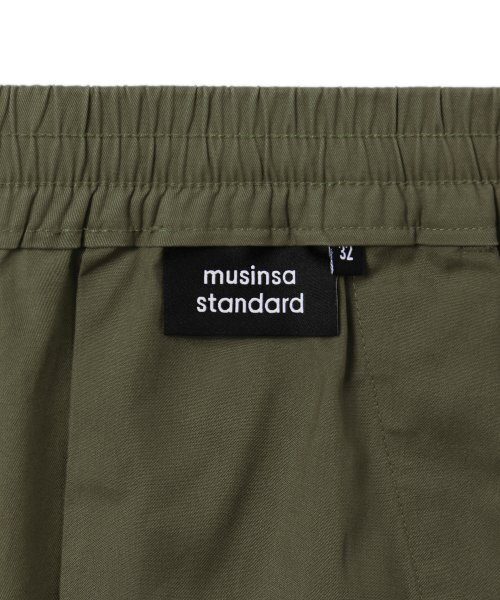 MUSINSA STANDARD（ムシンサスタンダード）の「コットンイージーショーツ[カーキ]（その他パンツ・メンズ・その他・30/26/28/38/36/34/32）」の7枚目の写真