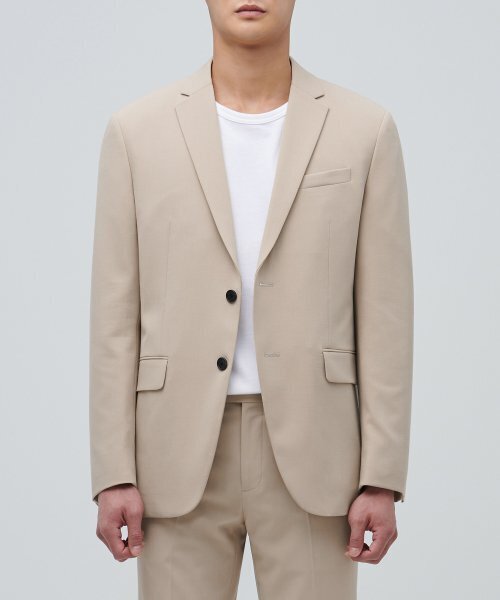 MUSINSA STANDARD(ムシンサスタンダード)の「軽量ベーシックブレザー【ベージュ】(テーラードジャケット・メンズ・その他・LARGE/X-LARGE)」の1枚目の写真
