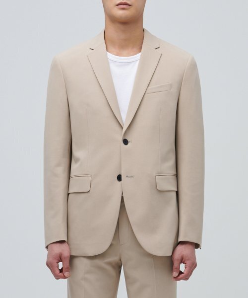 MUSINSA STANDARD(ムシンサスタンダード)の「軽量ベーシックブレザー【ベージュ】(テーラードジャケット・メンズ・その他・LARGE/X-LARGE)」の2枚目の写真