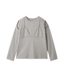 null.（ヌル）の「ビスチェオープンショルダーロングTシャツ（Tシャツ/カットソー）」