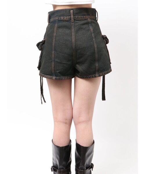 EMODA（エモダ）の「カーゴラップショートパンツ（その他パンツ・レディース・ライトブルー/インディゴブルー/ベージュ・SMALL/MEDIUM）」の7枚目の写真
