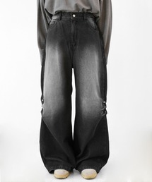 minsobi | リベットタックバギーデニム(デニムパンツ)