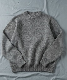 Rinascente（リナシェンテ）の「【Rinascente/リナシェンテ】CACUA　ニット　セーター　アンゴラ三つ杢ニット　ポケット　モックネック　沼ネック　長袖（ニット/セーター）」