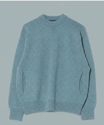 Rinascente（リナシェンテ）の「【Rinascente/リナシェンテ】CACUA　ニット　セーター　アンゴラ三つ杢ニット　ポケット　モックネック　沼ネック　長袖（ニット/セーター）」