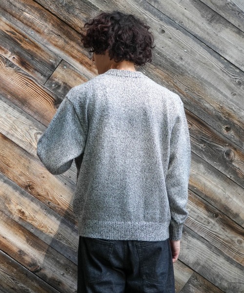 Rinascente(リナシェンテ)の「【Rinascente/リナシェンテ】CACUA ニット セーター アンゴラ三つ杢ニット ポケット モックネック 沼ネック 長袖(ニット/セーター・メンズ・グレー/ベージュ/ブラウン/ミント/オレンジ/サックスブルー・MEDIUM/LARGE)」の22枚目の写真