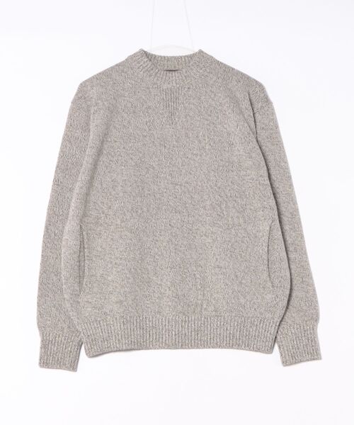 Rinascente(リナシェンテ)の「【Rinascente/リナシェンテ】CACUA ニット セーター アンゴラ三つ杢ニット ポケット モックネック 沼ネック 長袖(ニット/セーター・メンズ・グレー/ベージュ/ブラウン/ミント/オレンジ/サックスブルー・MEDIUM/LARGE)」の11枚目の写真