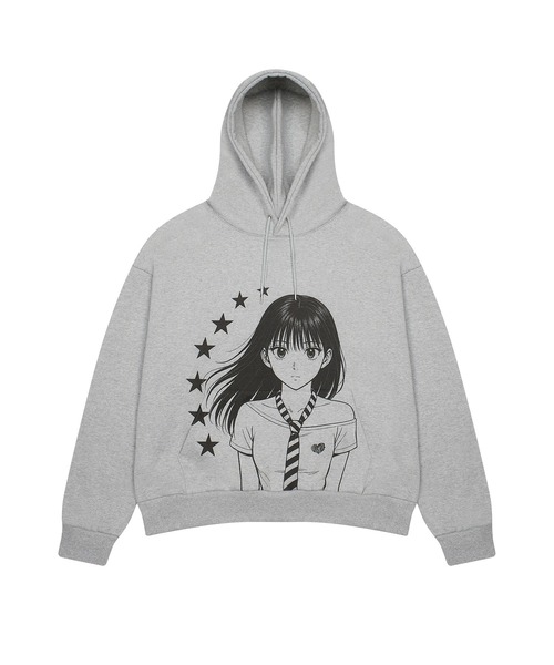 LUVISTRUE(ラヴイズトゥルー)の「EV STAR GRAPHIC HOODIE(パーカー・レディース・グレー/ホワイト・FREE)」の11枚目の写真