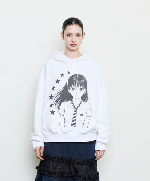 LUVISTRUE(ラヴイズトゥルー)の「EV STAR GRAPHIC HOODIE(パーカー・レディース・グレー/ホワイト・FREE)」の9枚目の写真