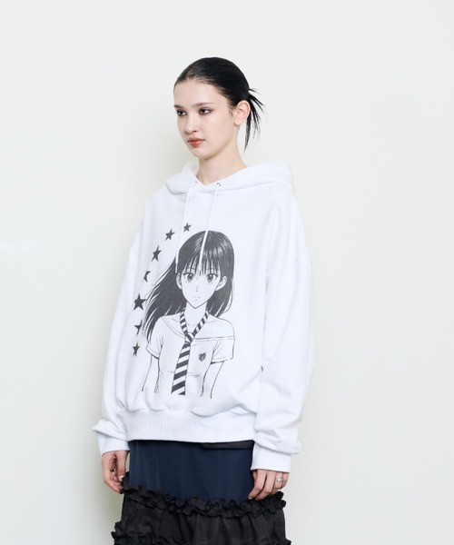 LUVISTRUE(ラヴイズトゥルー)の「EV STAR GRAPHIC HOODIE(パーカー・レディース・グレー/ホワイト・FREE)」の10枚目の写真