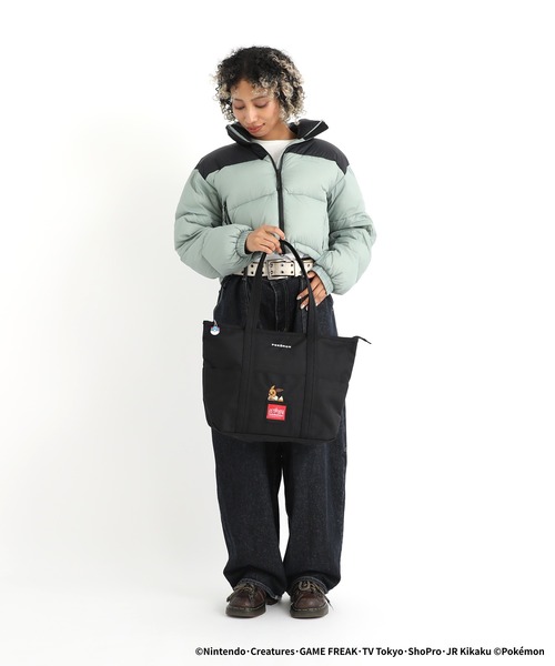 Manhattan Portage（マンハッタンポーテージ）の「TOMPKINS TOTE BAG (MD) Pokemon 25（トートバッグ・メンズ・ブラック・MEDIUM）」の15枚目の写真