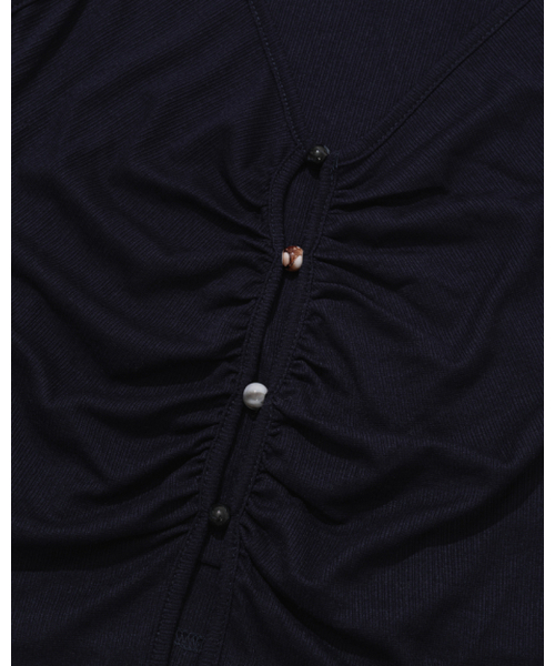 MOAA（モア）の「Shimmer Button Long sleeve (NAVY)（ニット/セーター・レディース・その他・SMALL/MEDIUM）」の3枚目の写真
