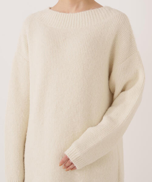 EDIT COLOGNE（エディットコロン）の「＜Ｅ＞レースレイヤード風ニットミニワンピース / 1215247103（ワンピース・レディース・ブラック/グレー系その他/ホワイト系その他・MEDIUM/P/S）」の7枚目の写真