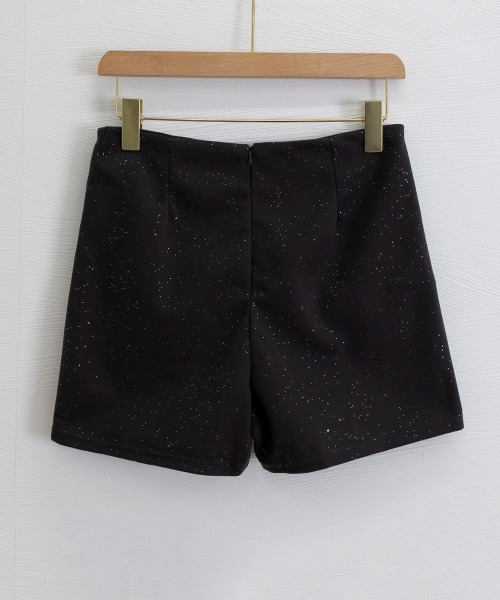 Miniministore(ミニミニストア)の「ラメ付きショートパンツ 秋冬 ツイード風(スラックス・レディース・ブラック/ダークグレー・L/S/M)」の20枚目の写真