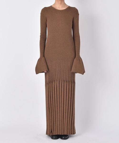 リブニットロングドレス（ワンピース）｜AKTE（アクテ）のファッション