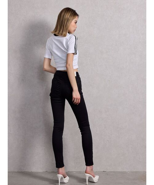 GYDA(ジェイダ)の「ミドルウエストSIDE RIPPEDカラースキニーパンツ(その他パンツ・レディース・ブラック・SMALL/X-SMALL/MEDIUM)」の13枚目の写真