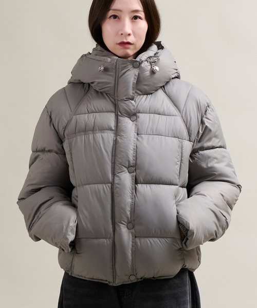 セール】11C17 ユニセックス シンプル 中綿ジャケット ショート