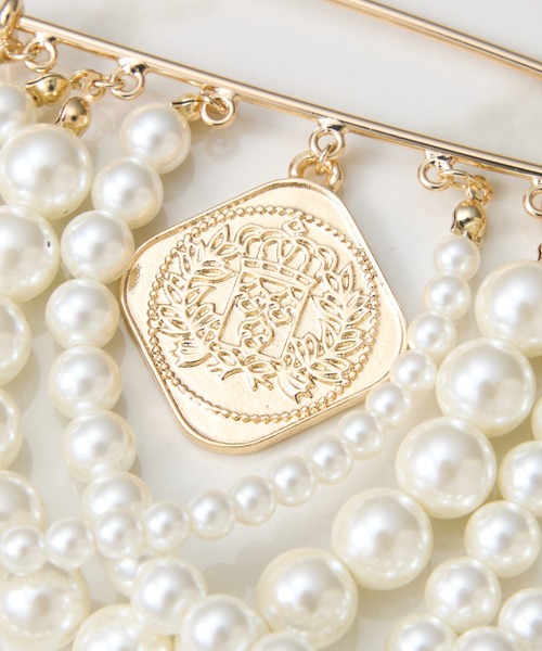 COLLAGE GALLARDAGALANTE（コラージュガリャルダガランテ）の「PAPILLONNER/チャームブローチ/セレモニー（ブローチ/コサージュ・レディース・シルバー/ゴールド・FREE）」の7枚目の写真