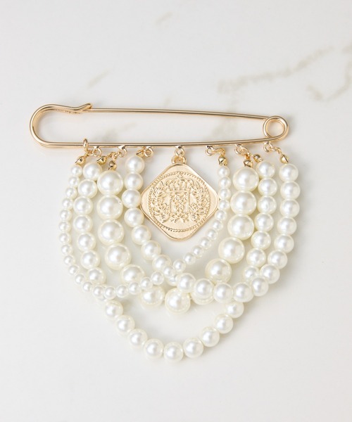 COLLAGE GALLARDAGALANTE（コラージュガリャルダガランテ）の「PAPILLONNER/チャームブローチ/セレモニー（ブローチ/コサージュ・レディース・シルバー/ゴールド・FREE）」の10枚目の写真