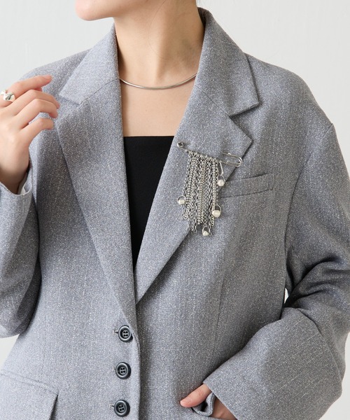 COLLAGE GALLARDAGALANTE（コラージュガリャルダガランテ）の「PAPILLONNER/チャームブローチ/セレモニー（ブローチ/コサージュ・レディース・シルバー/ゴールド・FREE）」の9枚目の写真